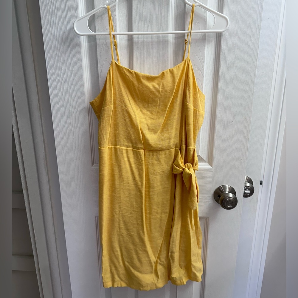 Yellow Nine West mini dress